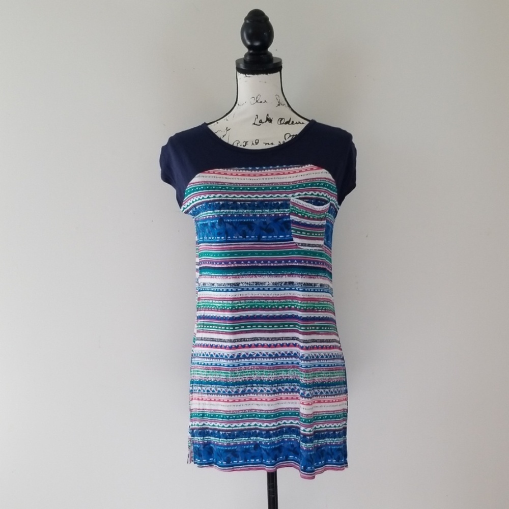 Rxb Aztec Tribal Tunic Dress